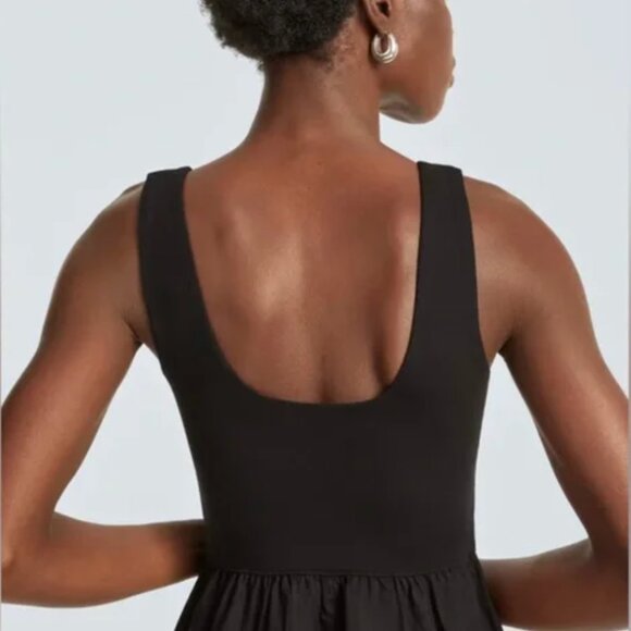 NWT Everlane The Riviera Black Midi Dress SZ Extra Small - Picture 5 of 8